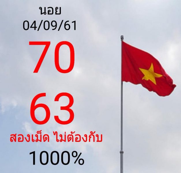 ลุ้นโชคกับหวยฮานอย 4/9/61 9