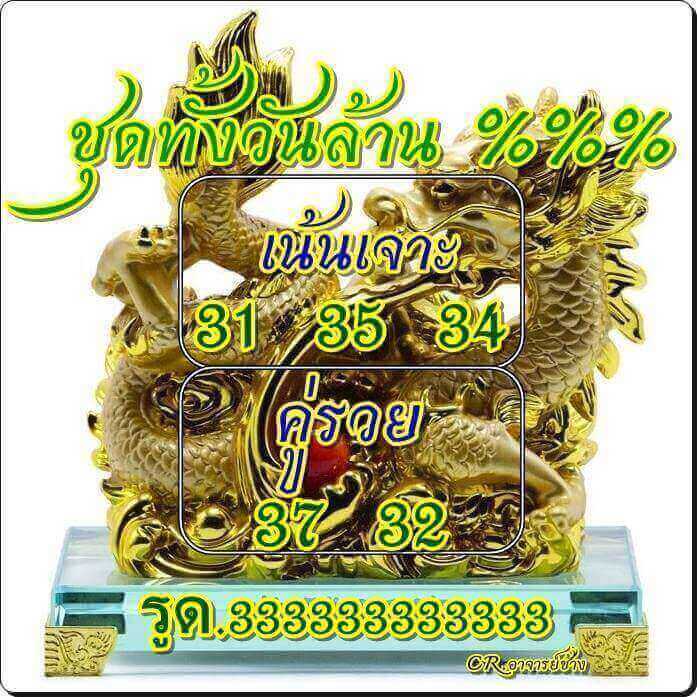 แจกตัวเลขหวยหุ้นพารวย 6/9/61 12