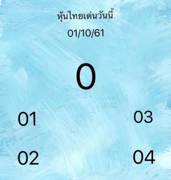 ลุ้นเสี่ยงโชคกับหวยหุ้น 1/10/61 3