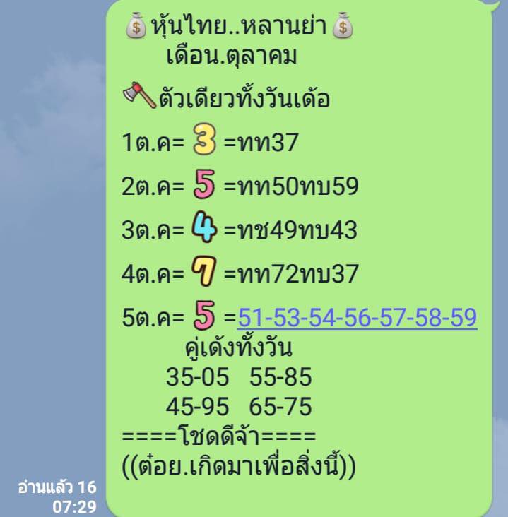 แจกสูตรเลขหุ้นเด็ดๆ 5/10/61 9