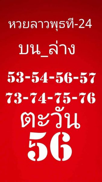 แจกสูตรหวยลาว 24/10/61 1