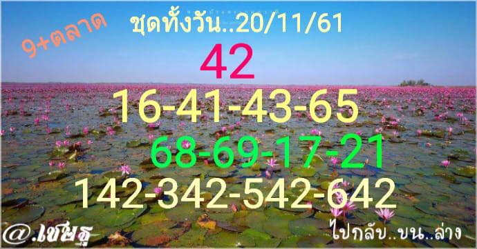 หวยหุ้นบน-ล่าง 20/11/61