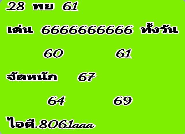 สูตรเด็ดหวยหุ้น 28/11/61 2