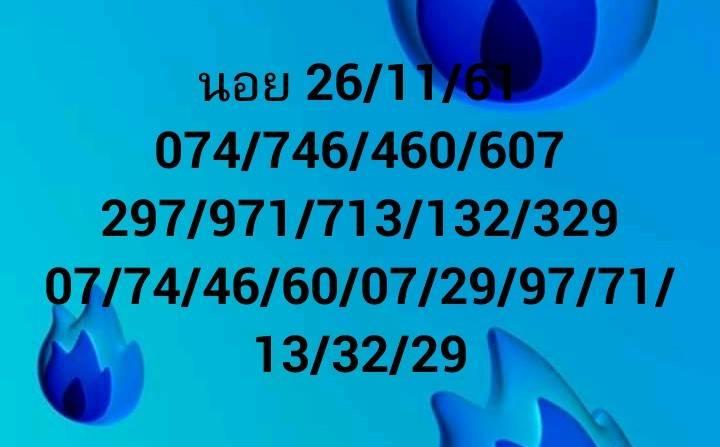 เลขเด่นหวยฮานอย 26/11/61 2