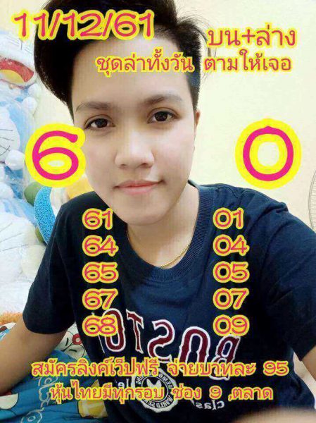 แนวทางหวยหุ้น 11/12/61 5