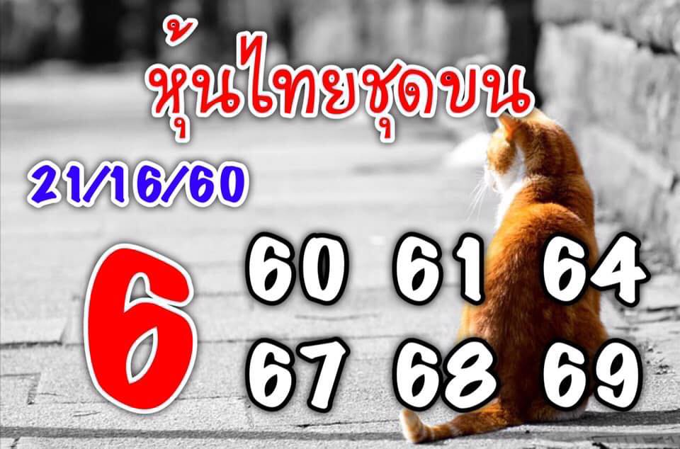 หวยหุ้นวันนี้ 21/12/61 8