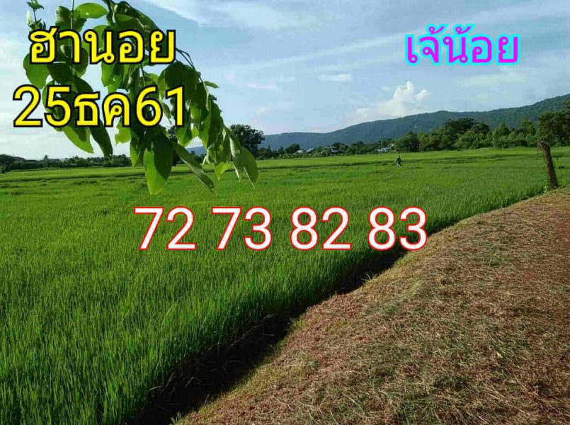 หวยฮานอยเด่นวันนี้ 25/12/61 6