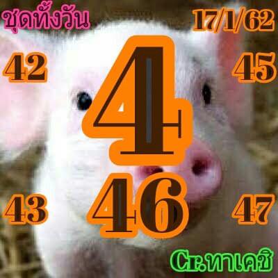 หวยหุ้นเลขเด็ด 17/1/62 10