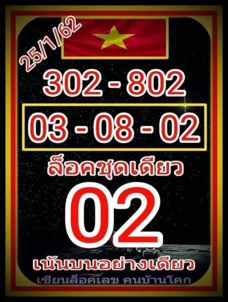 แนวทางหวยฮานอย 25/1/62 9