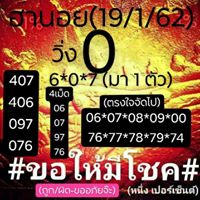 หวยฮานอยรวยทุกวัน 19/1/62 12