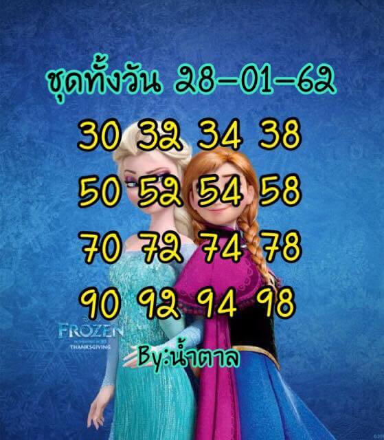 สูตรหวยหุ้นตรงๆ 28/1/62 15