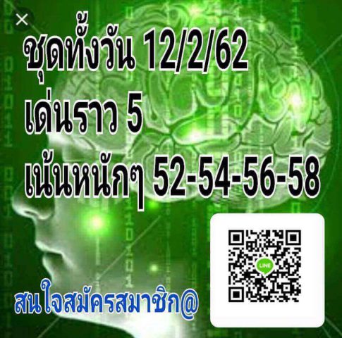 หวยหุ้นไทย 12/2/62 1