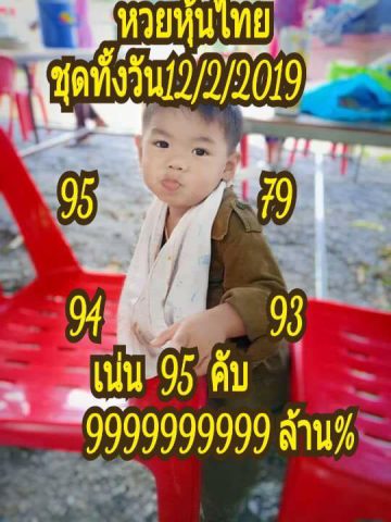 หวยหุ้นไทย 12/2/62 14