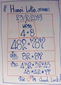 หวยฮานอยหลายสำนัก 23/2/62 4