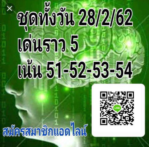 หวยหุ้นช่อง9 28/2/62 5