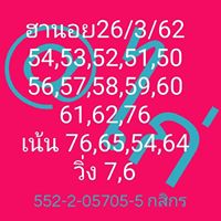 ฟรีแนวทางหวยฮานอย 26/3/62 2