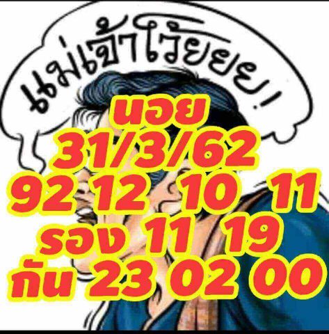 หวยฮานอยพารวย 31/3/62 1