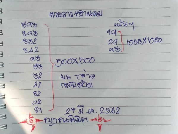 หวยลาววันพุธ 27/3/62 8