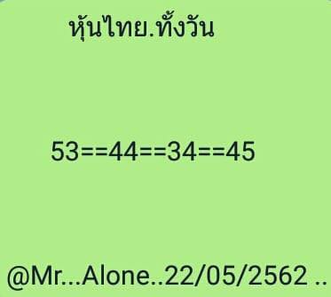 เลขเด็ดหวยหุ้น 22/5/62 4