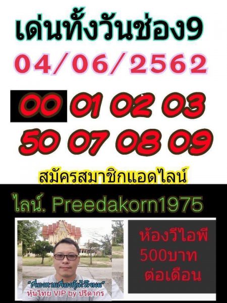 แจกเลขเด็ดแนวทาง หวยหุ้น 4/6/62 6