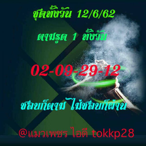 หวยหุ้น 12/6/6 2