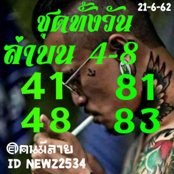 หวยหุ้นไทย 21/6/62 รูปที่ 1