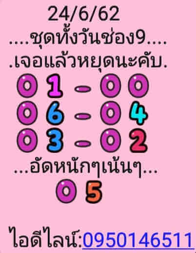 หวยหุ้น 24/6/62 รูปที่ 10