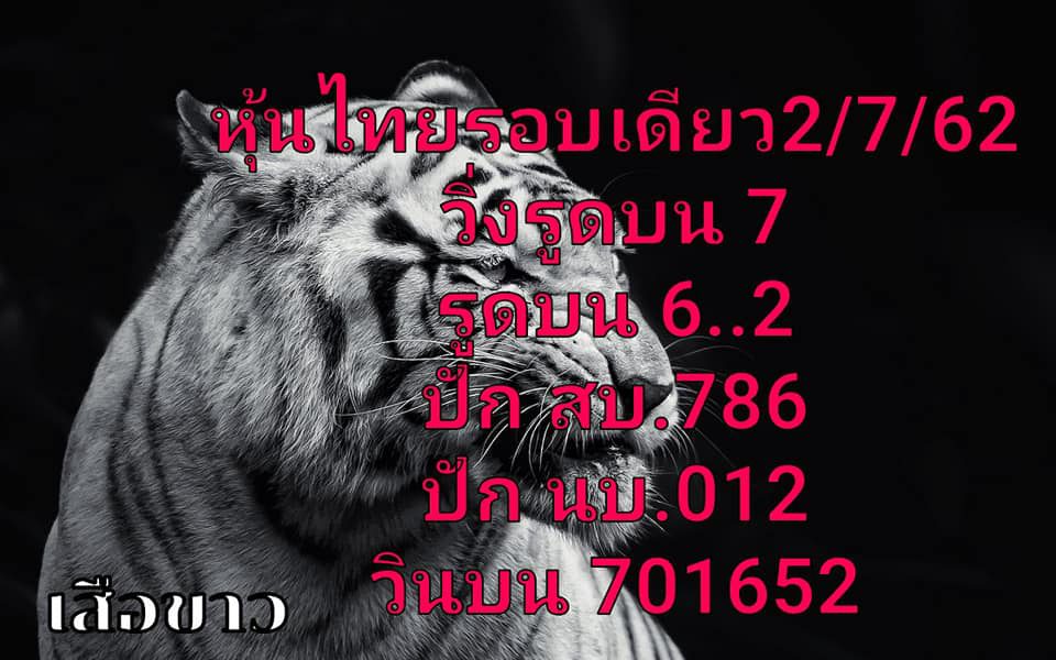 หวยหุ้น 2/7/62 รูปที่ 4