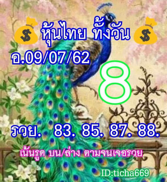 หวยหุ้น 9/7/62 รูปที่ 8