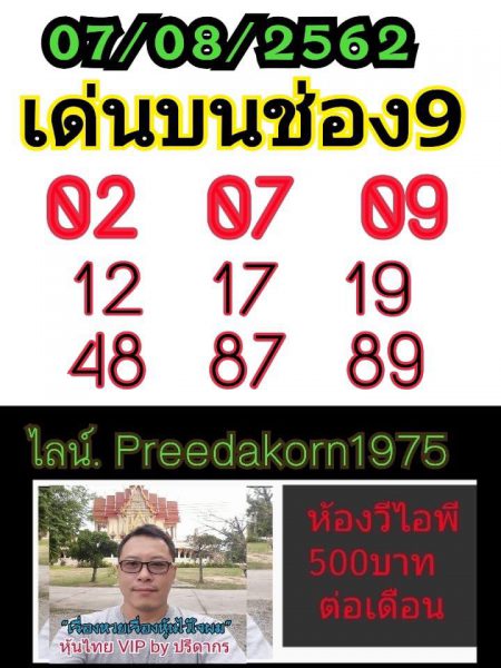 เลขเด็ดหุ้นไทย 7/8/62 ชุดที่ 4