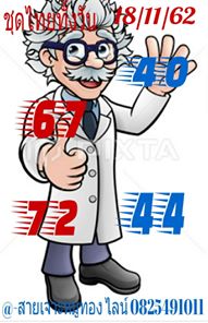 แนวทางหวยหุ้นวันนี้ 18/11/62 ชุดที่11