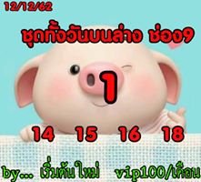 หวยหุ้นวันนี้ 12/12/62 ชุดที่15