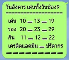 หวยหุ้นวันนี้ 3/12/62 ชุดที่2