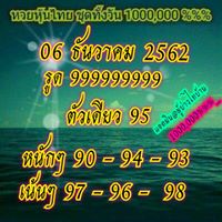 หวยหุ้นวันนี้ 6/12/62 ชุดที่7