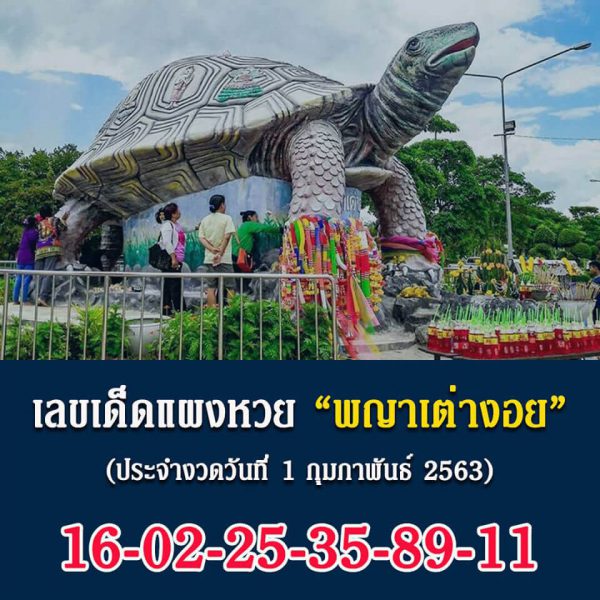 หวยพญาเต่างอย 1/2/63