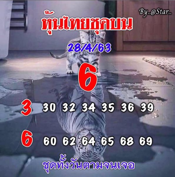 หวยหุ้นวันนี้ 28/4/63 ชุดที่ 10