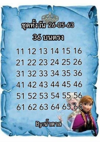 หวยหุ้นวันนี้ 26/5/63 ชุดที่ 4