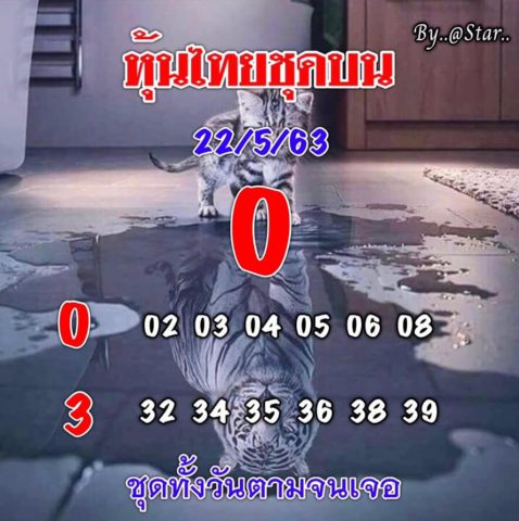 หวยหุ้นวันนี้ 22/5/63 ชุดที่ 6