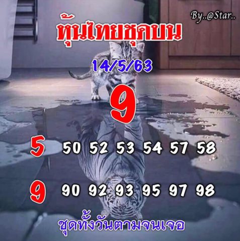 หวยหุ้นวันนี้ 14/5/63 ชุดที่ 6