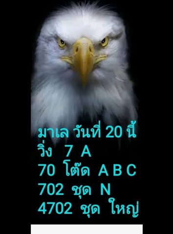 หวยมาเลย์วันนี้ 20/6/63 ชุดที่ 6