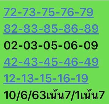 หวยหุ้นวันนี้ 10/6/63 ชุดที่ 7