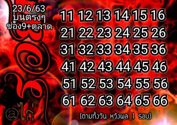 หวยหุ้นวันนี้ 23/6/63 ชุดที่ 4