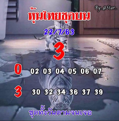 หวยหุ้นวันนี้ 22/7/63 ชุดที่ 5