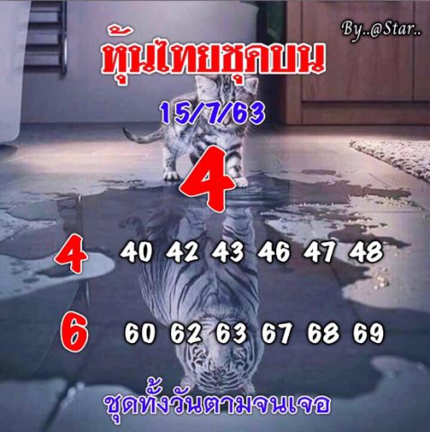 หวยหุ้นวันนี้ 15/7/63 ชุดที่ 6