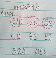 หวยมาเลย์วันนี้ 15/8/63 ชุดที่ 2