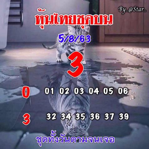 หวยหุ้นวันนี้ 5/8/63 ชุดที่ 10