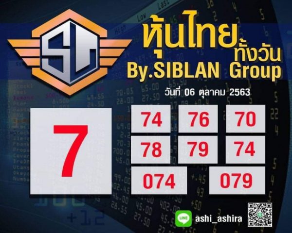 หวยหุ้นวันนี้ 6/10/63 ชุดที่ 2