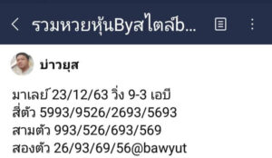 หวยมาเลย์วันนี้ 23/12/63 ชุดที่ 7