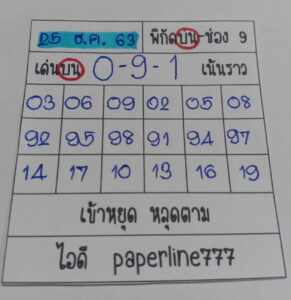 หวยหุ้นวันนี้ 25/12/63 ชุดที่ 6