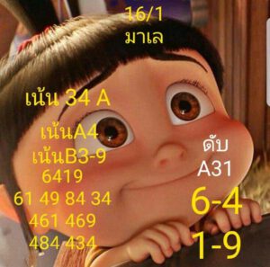 หวยมาเลย์วันนี้ 16/1/64 ชุดที่ 8